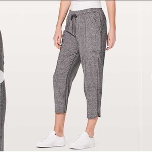 Lululemon Final Play Crop NWT Heather Lux